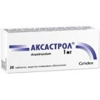 АКСАСТРОЛ® таблетки, п/плен. обол., по 1 мг №28 (14х2)