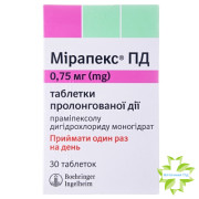 Мірапекс (mirapex) ПД