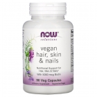 NOW VEGAN HAIR, SKIN &amp; NAILS краса та здоров`я у капсулах №30